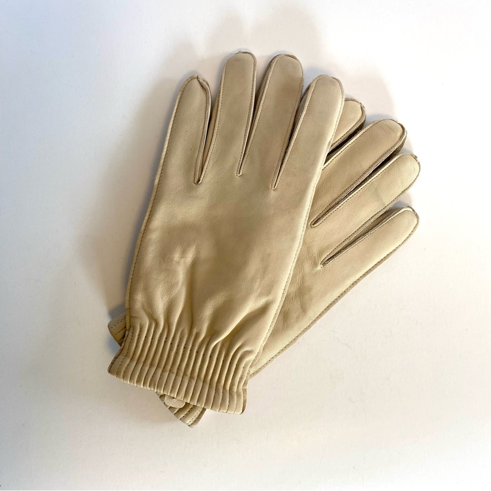 Leather Gloves, Cashmere Wool Lining